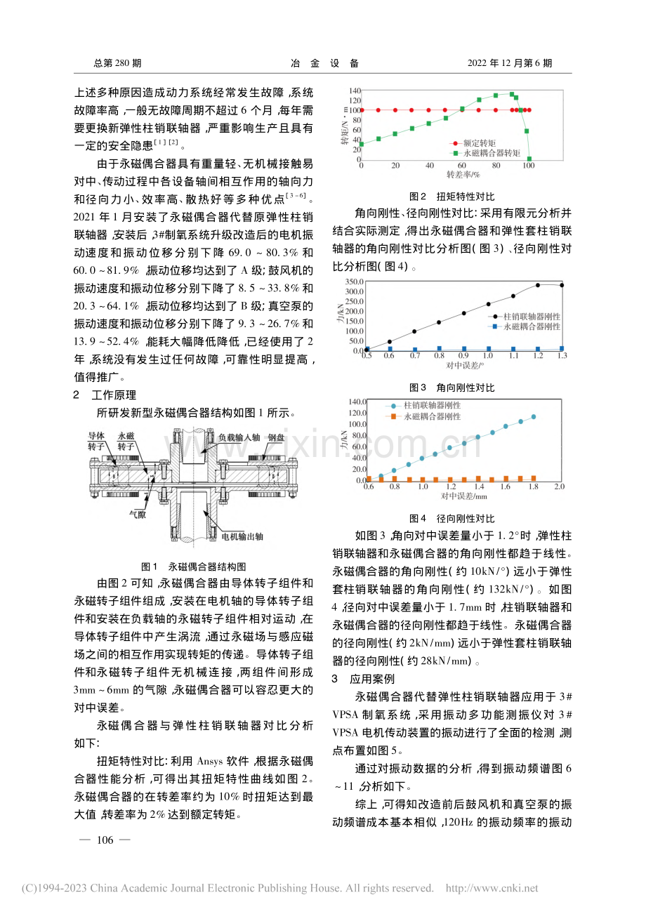 永磁偶合器在VPSA制氧系统应用_杨瑜亮.pdf_第2页