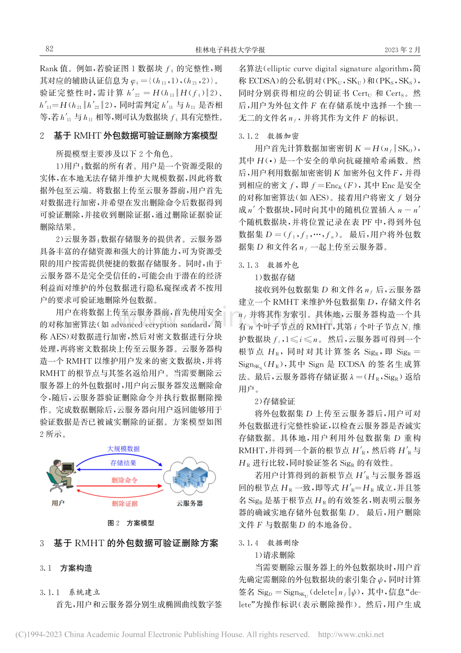 云存储中基于RMHT的外包数据可验证删除方案_肖俊.pdf_第3页