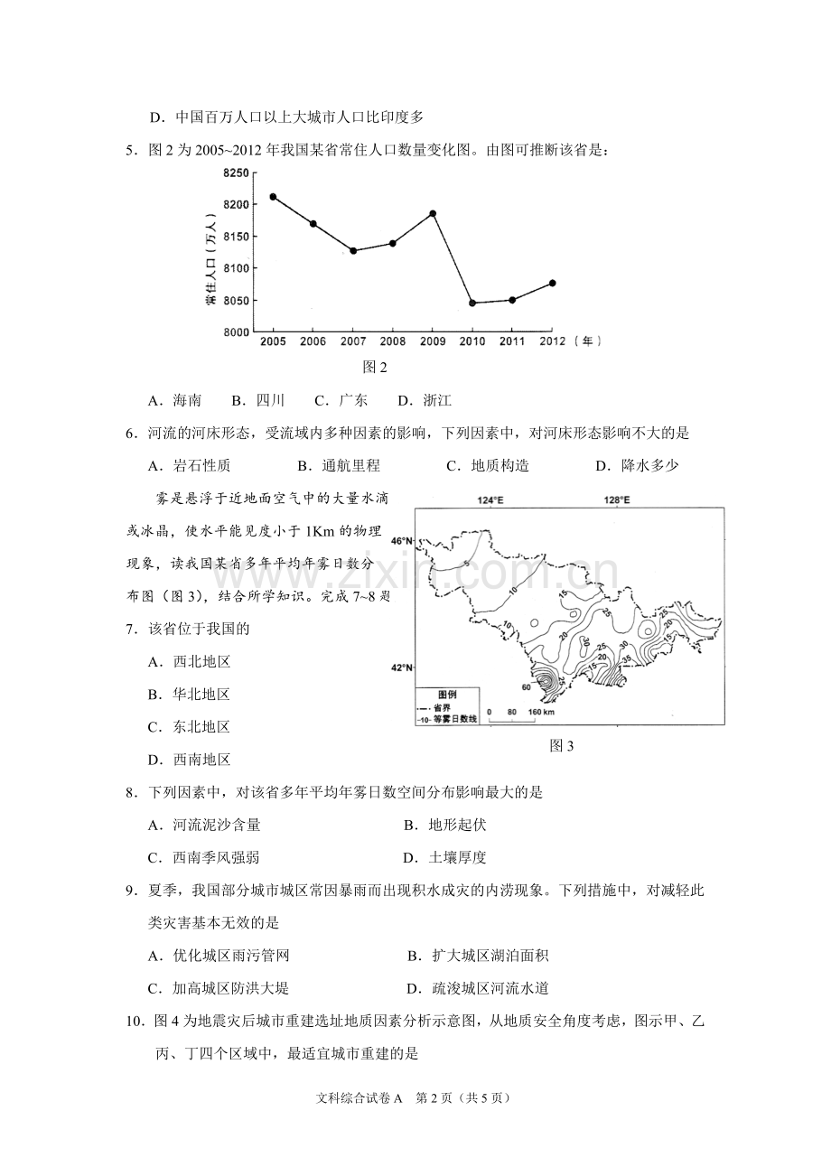 2015年广东高考地理（原卷版）.doc_第2页