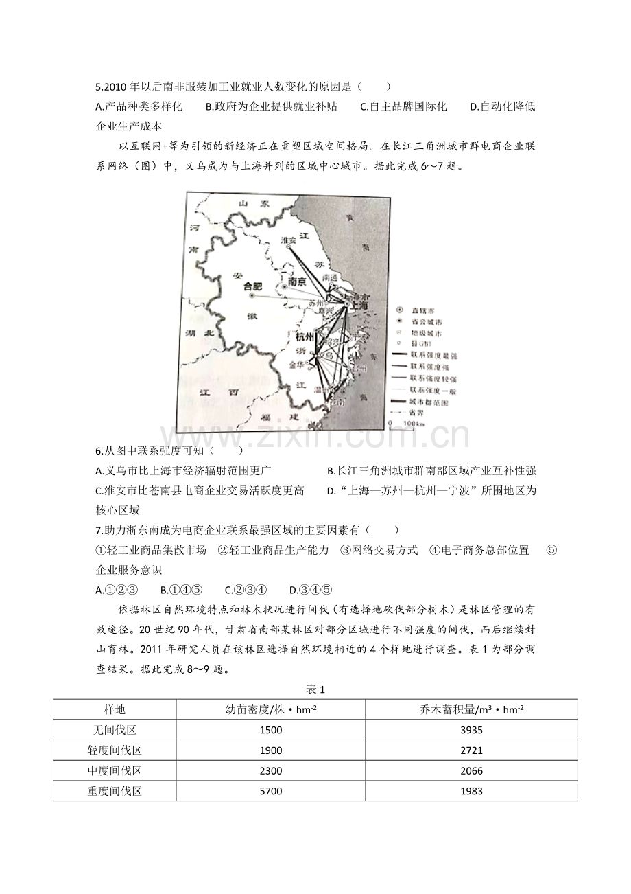 2021年高考地理试卷（辽宁卷）（原卷版）.doc_第2页