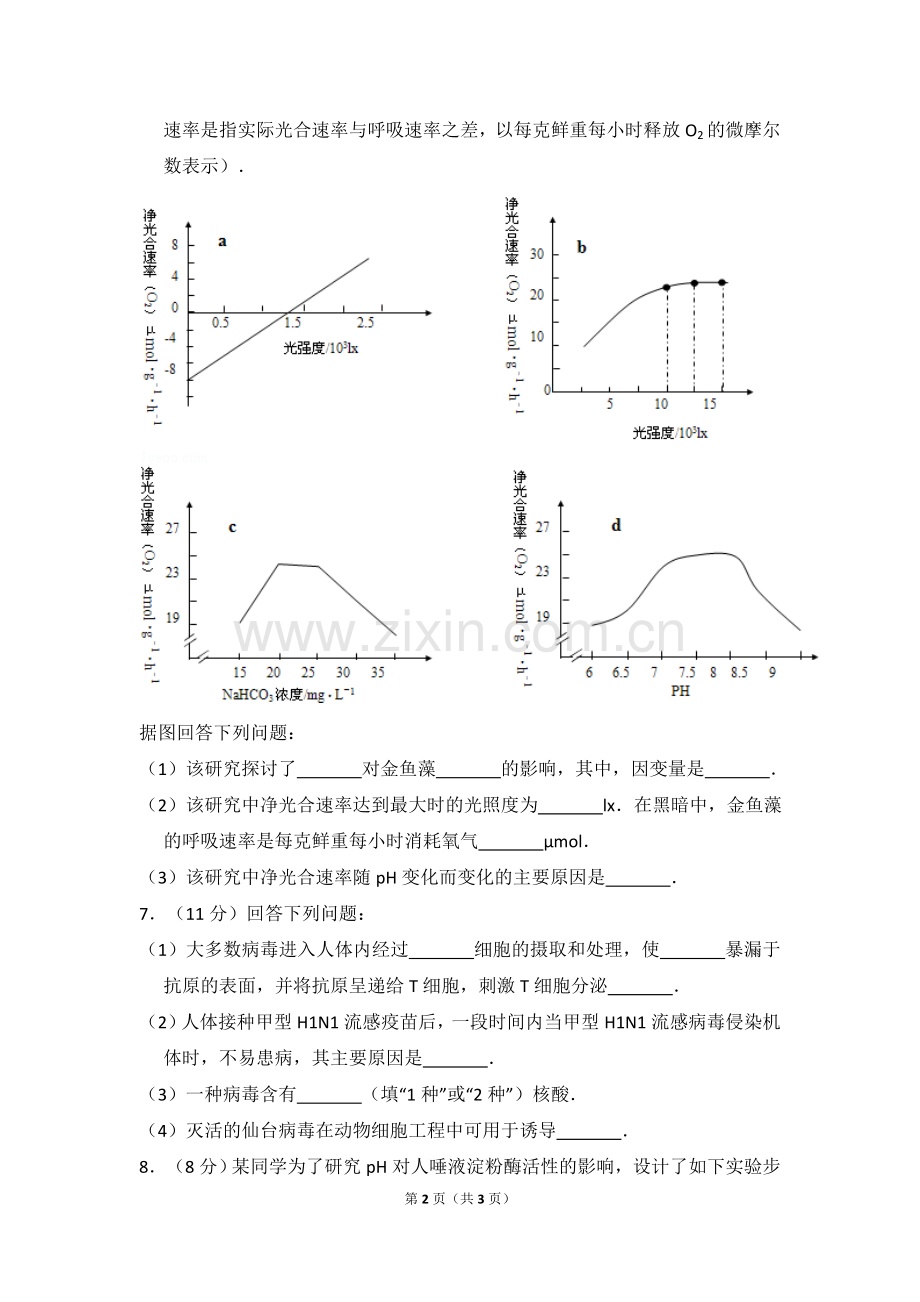 2012年全国统一高考生物试卷（大纲版）（原卷版）.doc_第2页