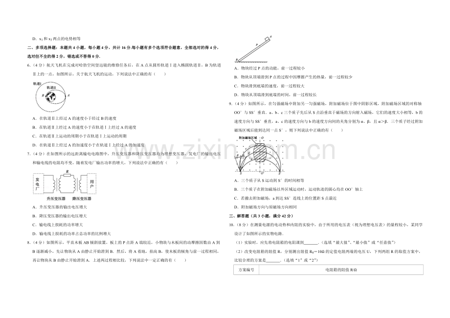 2010年江苏省高考物理试卷 .pdf_第2页