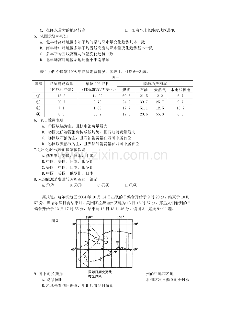 2006年辽宁高考文综真题及答案.doc_第2页