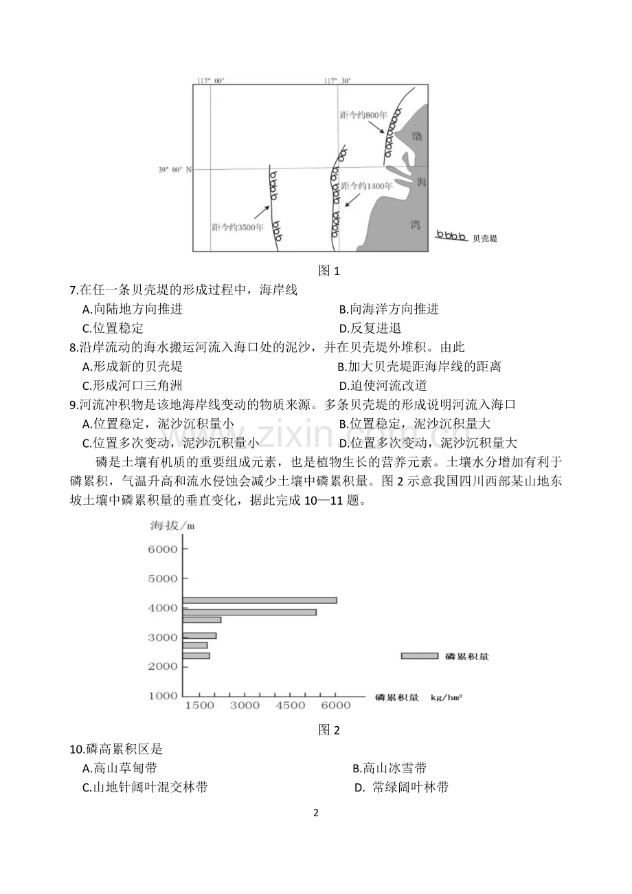 2016年广东高考地理（原卷版）.doc_第2页