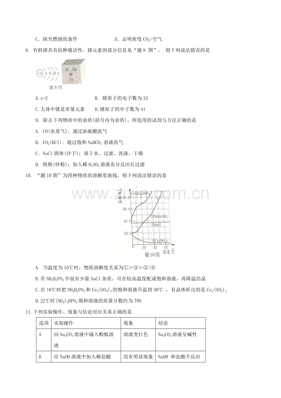 广东省2017年中考化学真题试题（含扫描答案）.DOC_第2页