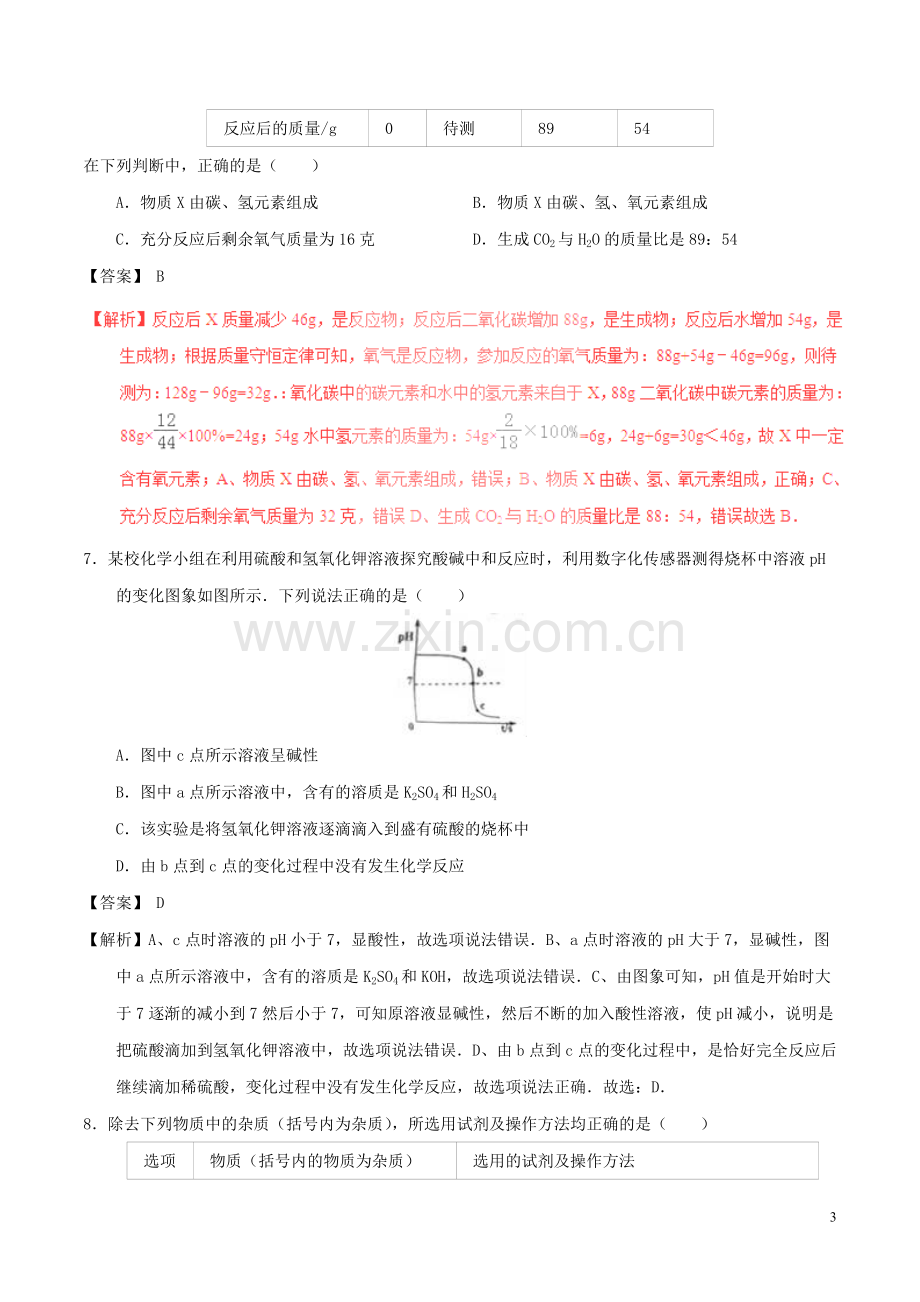 贵州省黔东南州2017年中考化学真题试题（含解析）.DOC_第3页