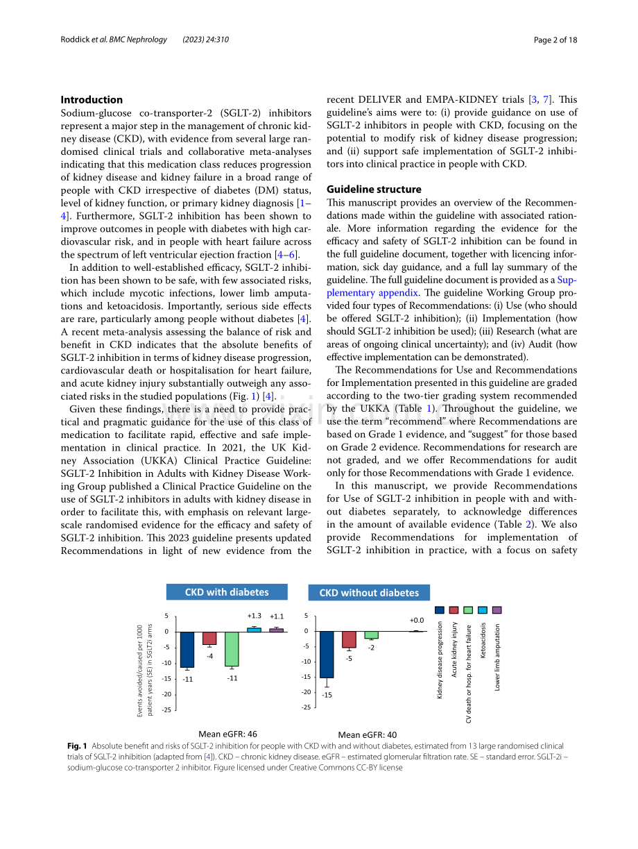 2023+UKKA临床实践指南：钠-葡萄糖共转运蛋白2(+SGLT2)+抑制剂在成人肾脏病患者中的应用（更新版）.pdf_第2页