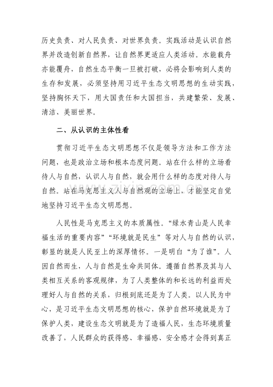 在习近平生态文明思想理论研讨会上的交流发言范文稿.docx_第3页