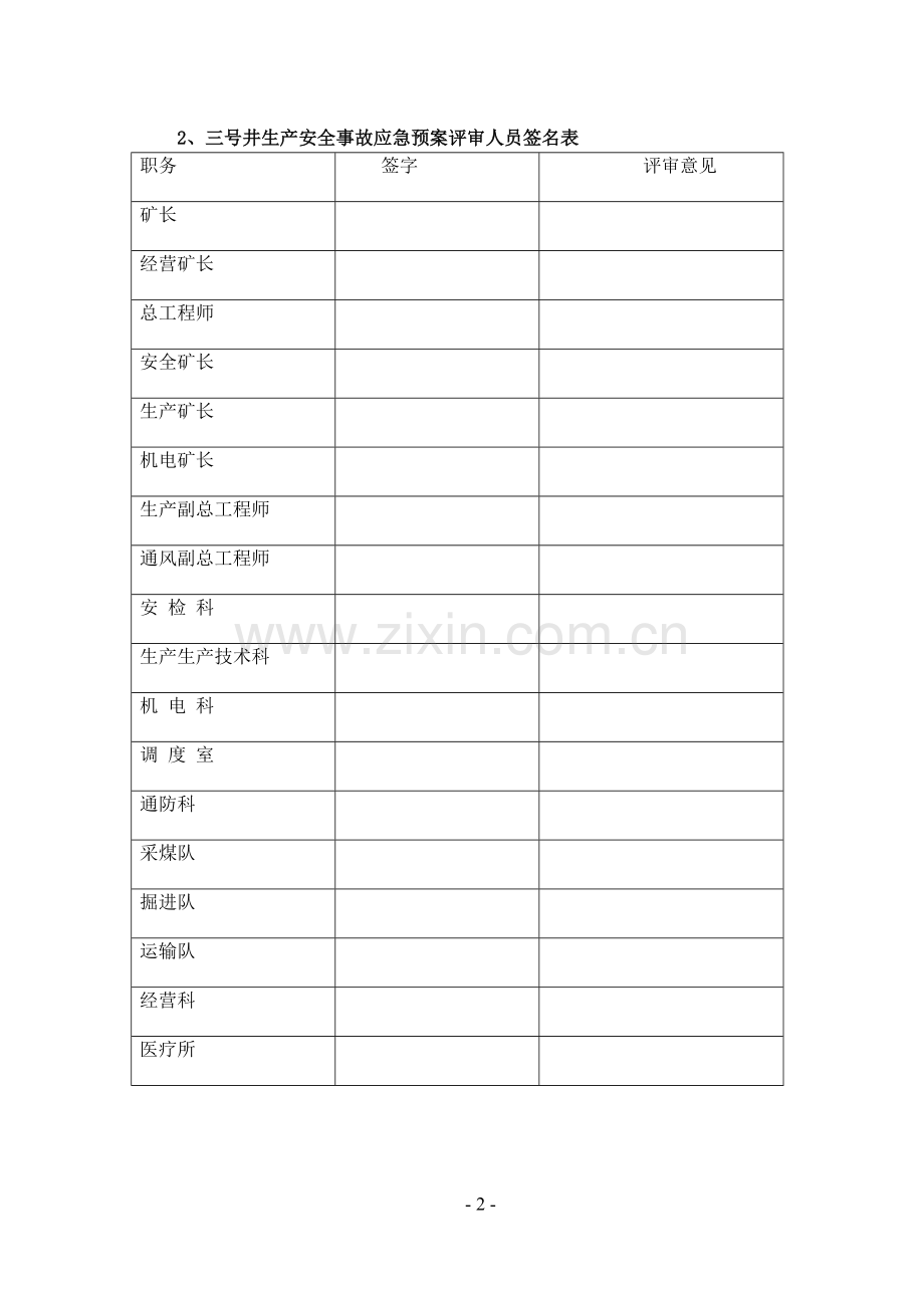 煤矿生产安全事故应急预案编制.docx_第2页