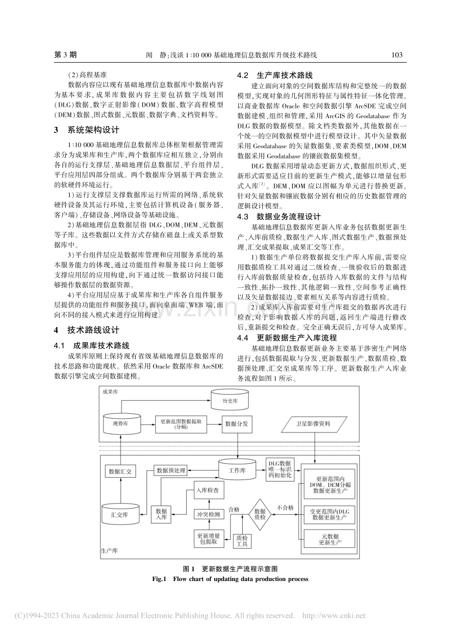 浅谈1∶10000基础地理信息数据库升级技术路线_闻静.pdf_第2页