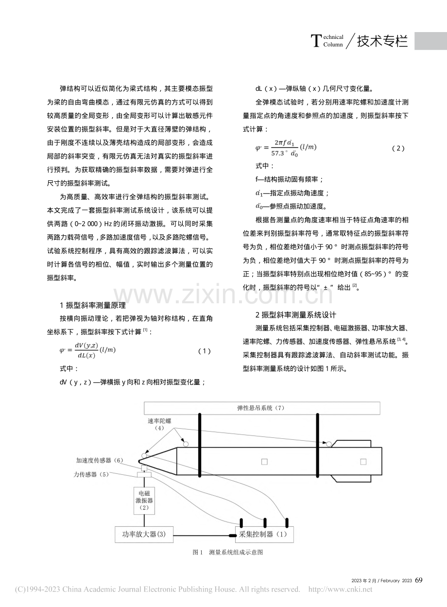 全弹结构振型斜率测试系统技术研究_路梓照.pdf_第2页