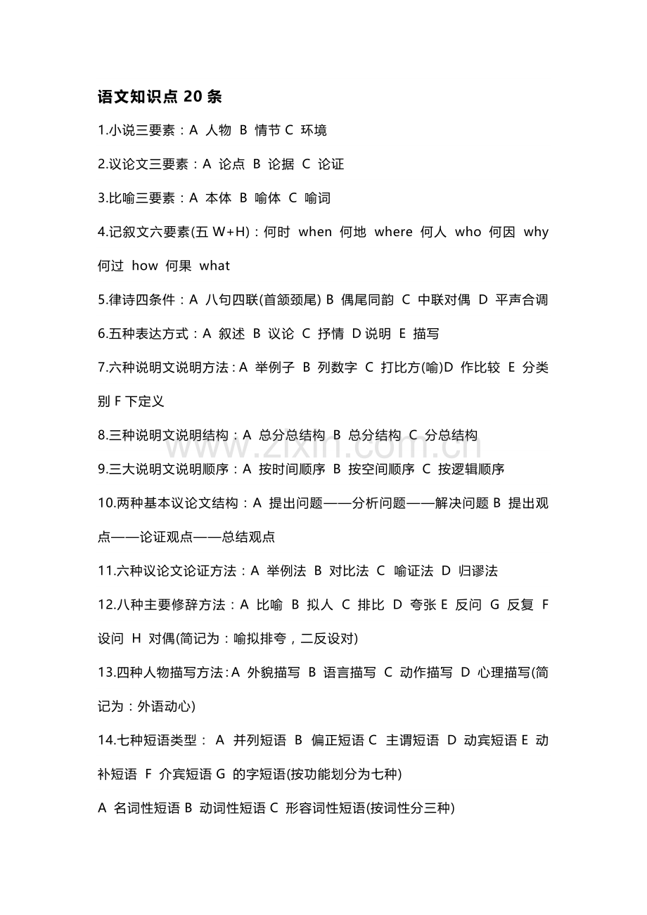 高中语文专题之文言文固定结构汇编.docx_第1页