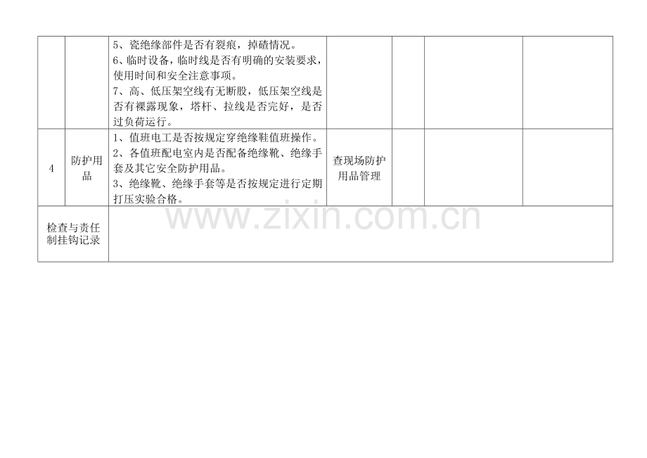 技能培训资料：电气设备安全检查表.docx_第3页