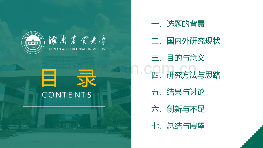 湖南农业大学-徐铭锋-毕业论文答辩PPT模板.pptx_第2页