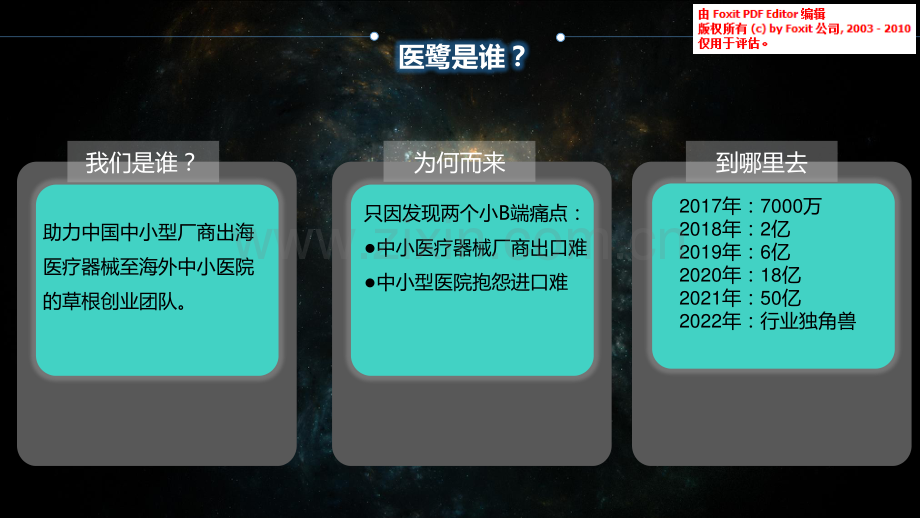 医鹭-医疗器械跨境B2B商业计划书.pdf_第3页