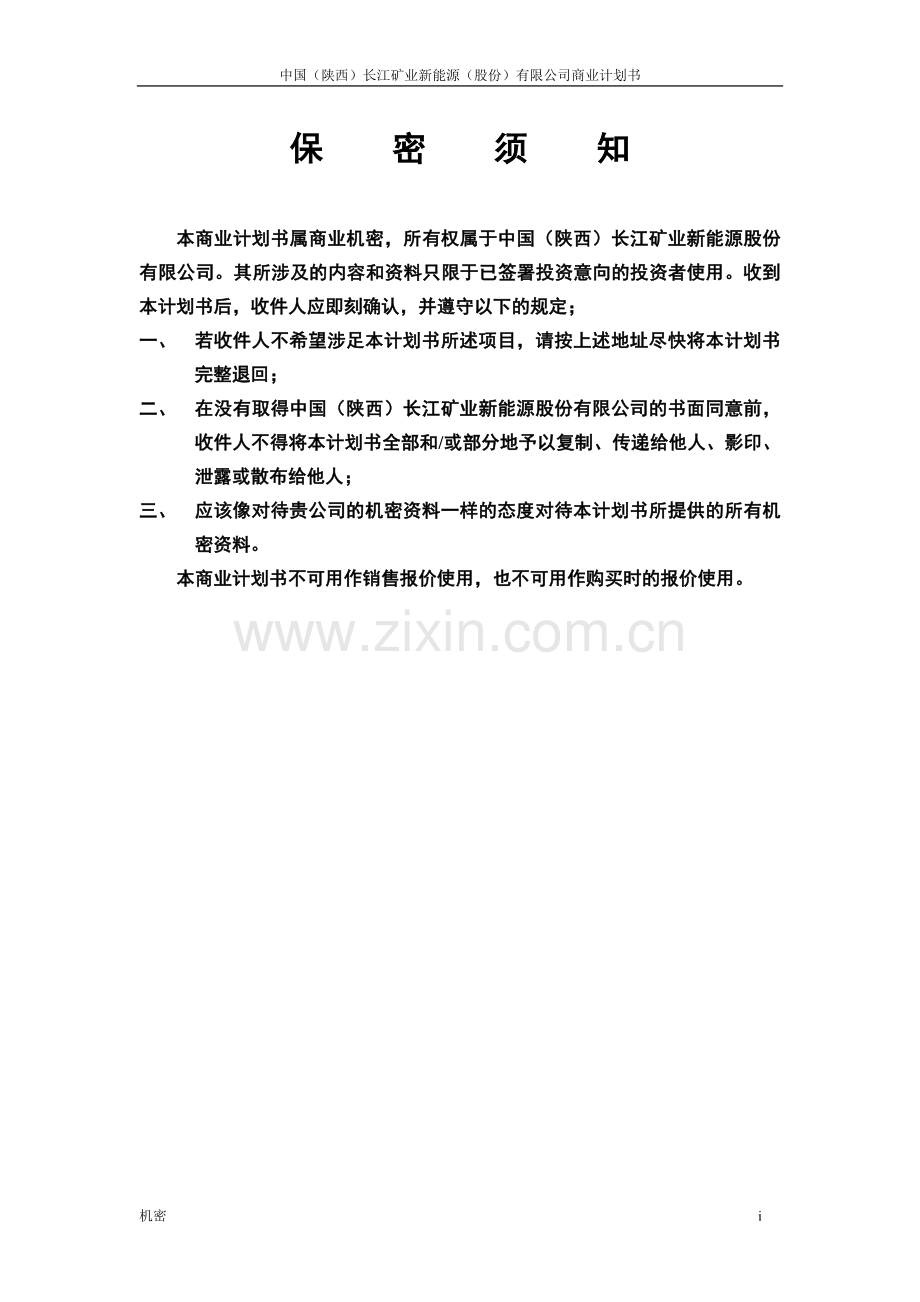 中国(陕西)长江矿业新能源股份有限公司 .doc_第2页