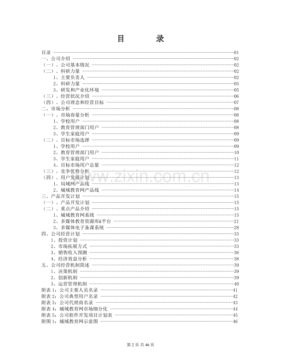 互联网商业计划书范本 .doc_第2页