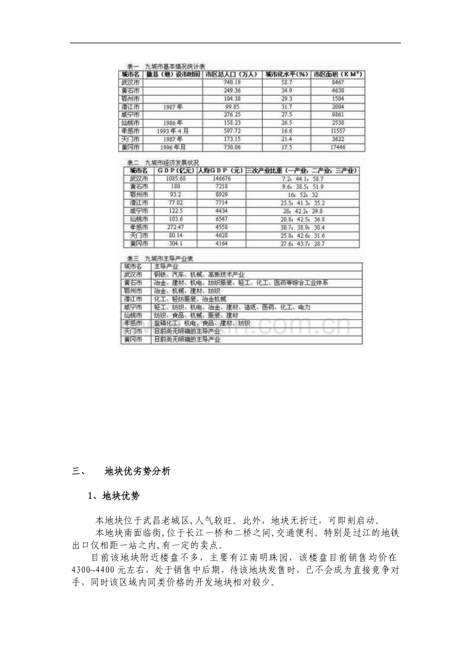 武汉武昌区地块投资可行性报告.doc_第3页