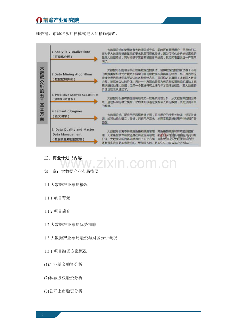 大数据产业布局商业计划书案例 .doc_第2页