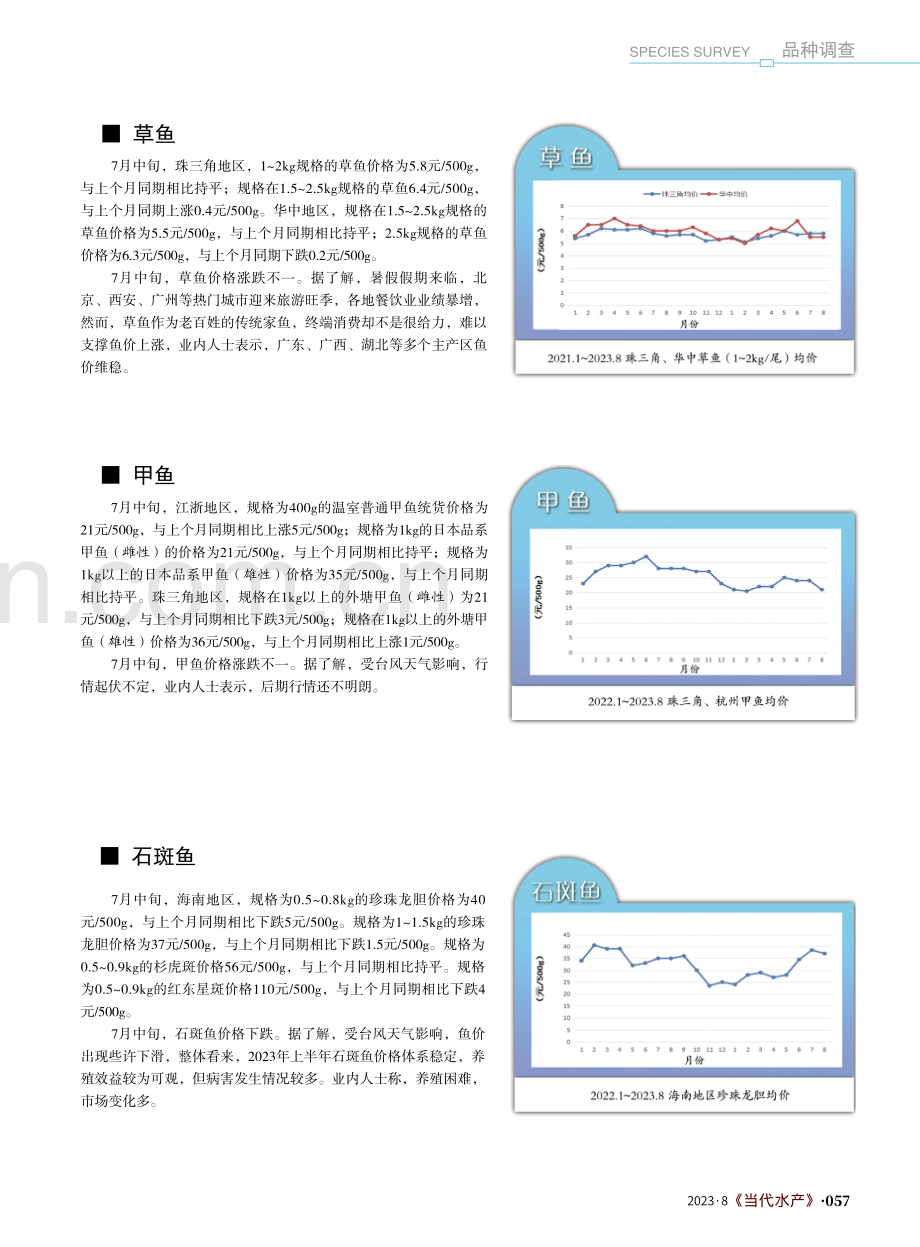 8月水产养殖品种市场预测.pdf_第2页