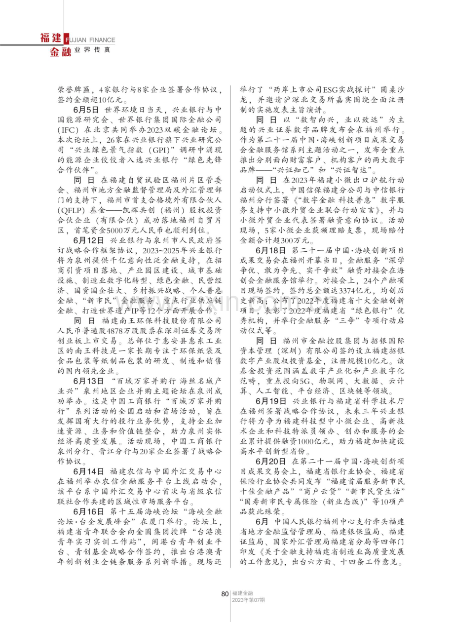 八闽金融要讯%282023年5-6月%29.pdf_第2页