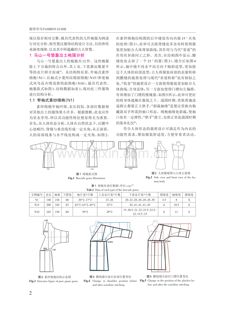 东周至西汉楚地袍服结构探析.pdf_第2页