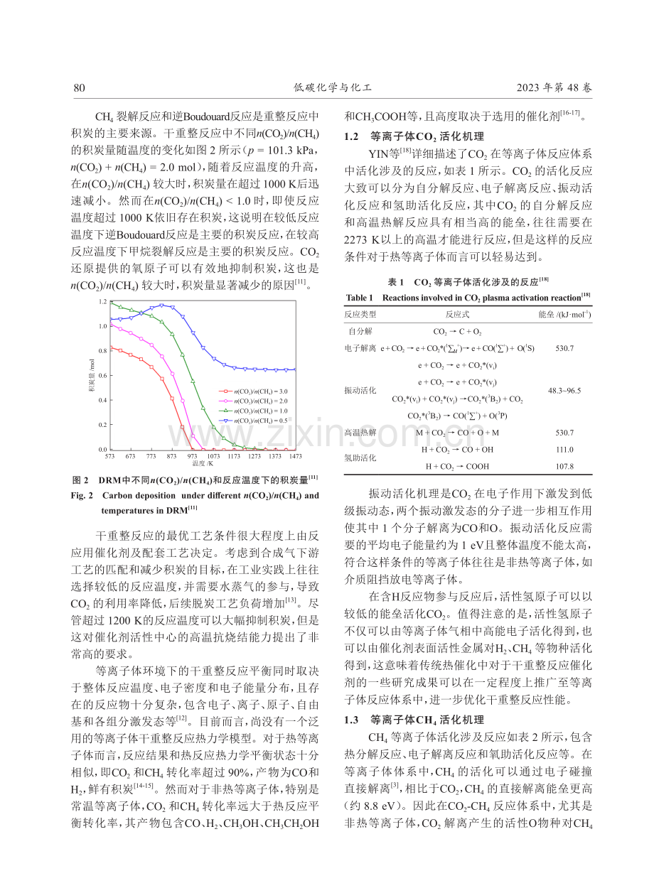 等离子体CO_%282%29-CH_%284%29干重整反应技术进展.pdf_第3页