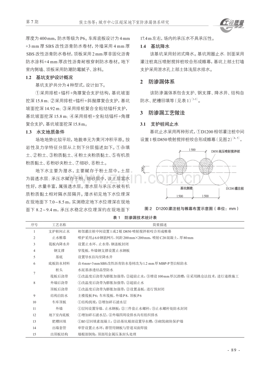 城市中心区超深地下室防渗漏体系研究.pdf_第2页