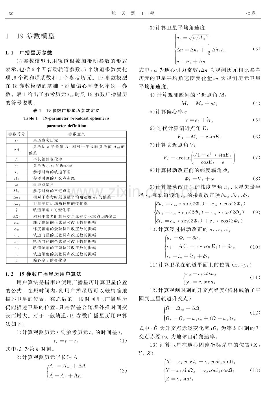 低轨导航增强卫星广播星历拟合模型研究.pdf_第3页