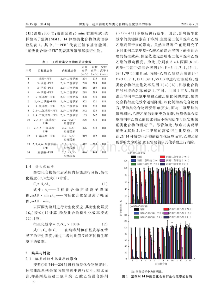 超声辅助对酚类化合物衍生化效率的影响.pdf_第3页