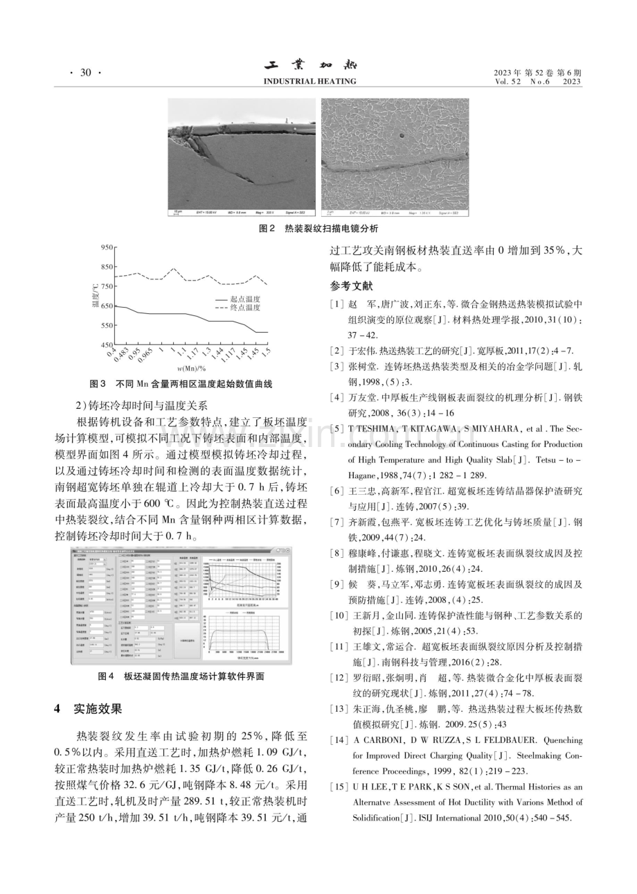 超宽板坯热装直送工艺实践研究.pdf_第3页