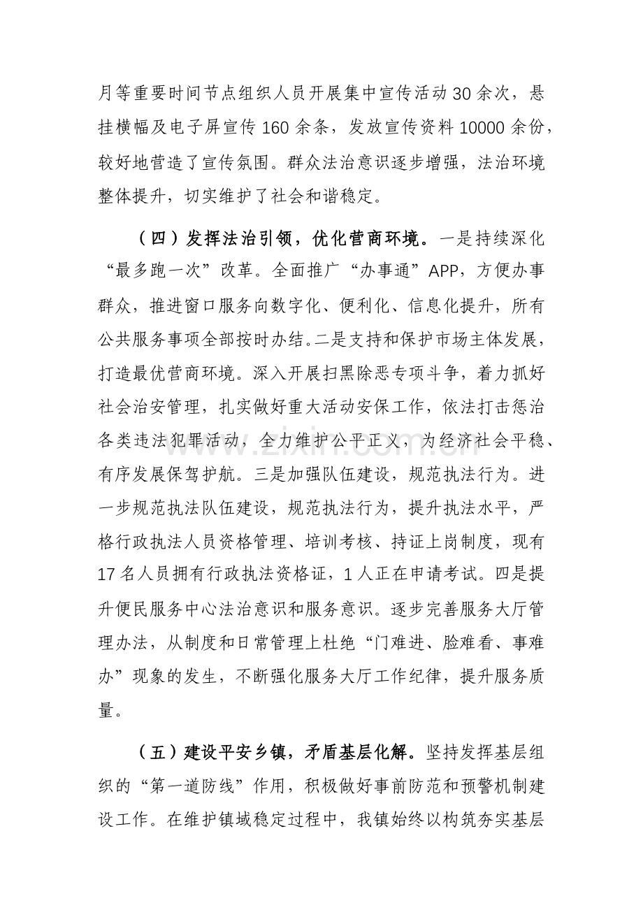 2023年法治政府建设工作总结和2024年工作计划参考范文.docx_第3页