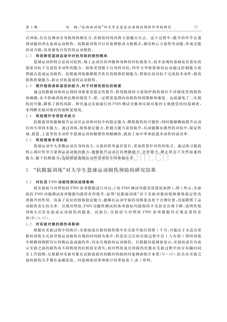 “抗阻旋训练”对大学生篮球运动损伤预防作用的研究_刘畅.pdf filename-=utf-8''“抗阻旋训练”对大学生篮球运动损伤预防作用的研究_刘畅.pdf_第3页