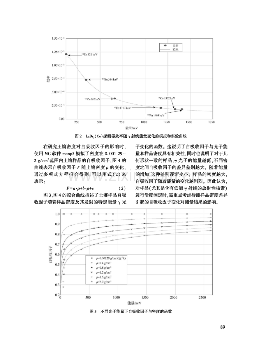 MC法模拟计算土壤样品γ自吸收修正因子.pdf_第3页