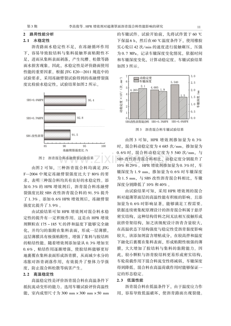 HPR增效剂对超薄罩面沥青混合料性能影响的研究.pdf_第3页