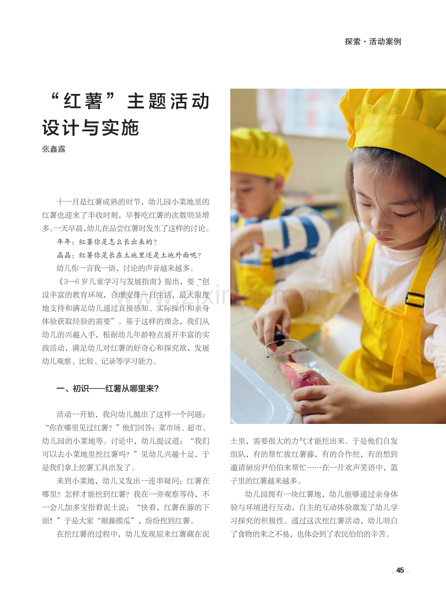 “红薯”主题活动设计与实施.pdf_第1页