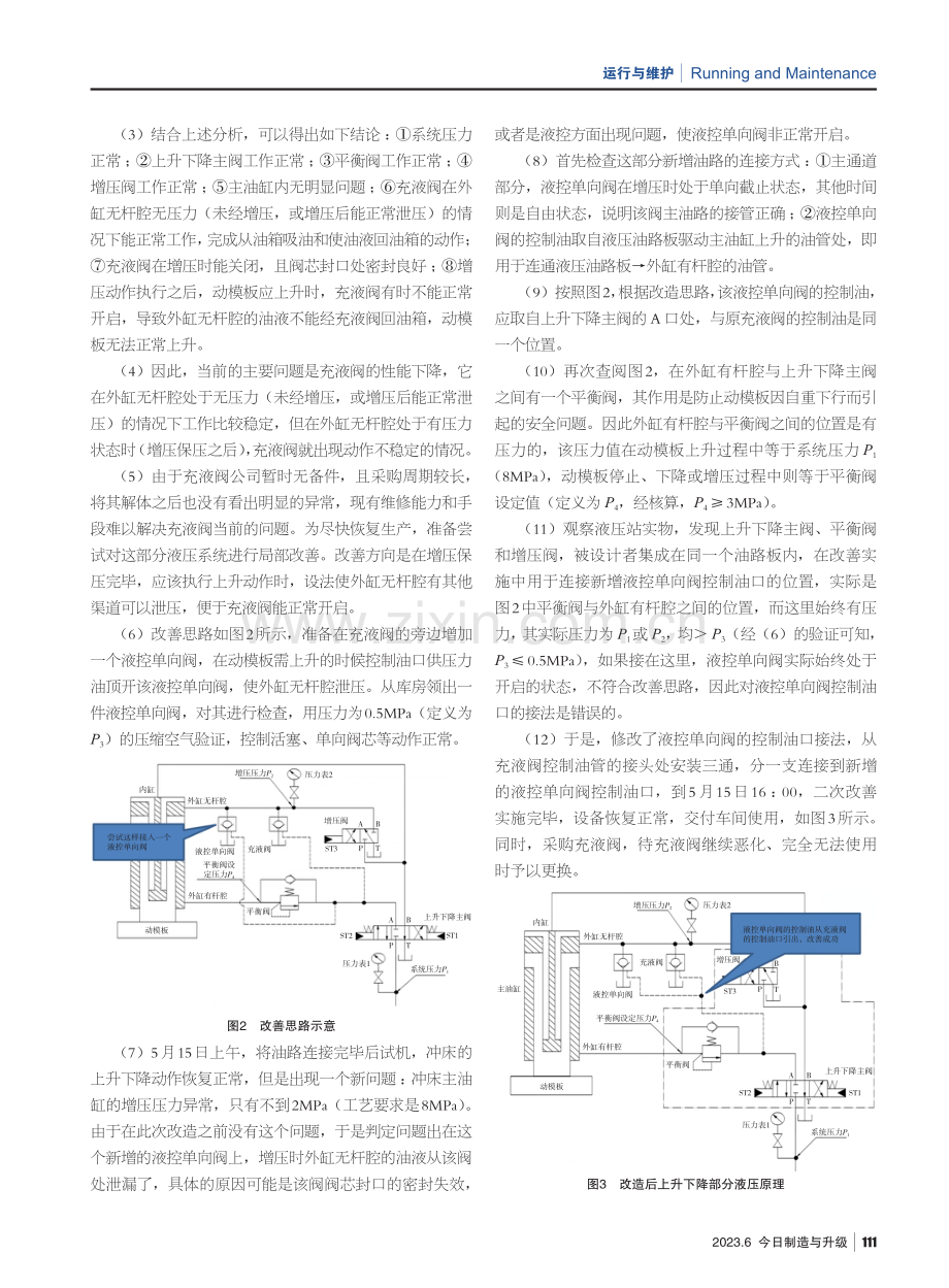 100t油压冲床上升动作异常故障处理.pdf_第2页