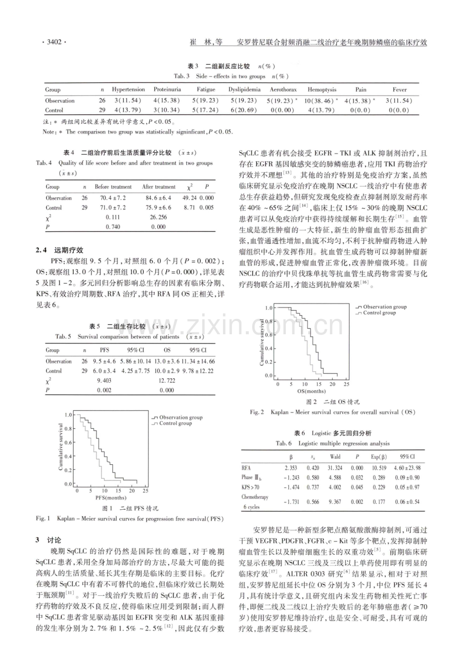 安罗替尼联合射频消融二线治疗老年晚期肺鳞癌的临床疗效.pdf_第3页