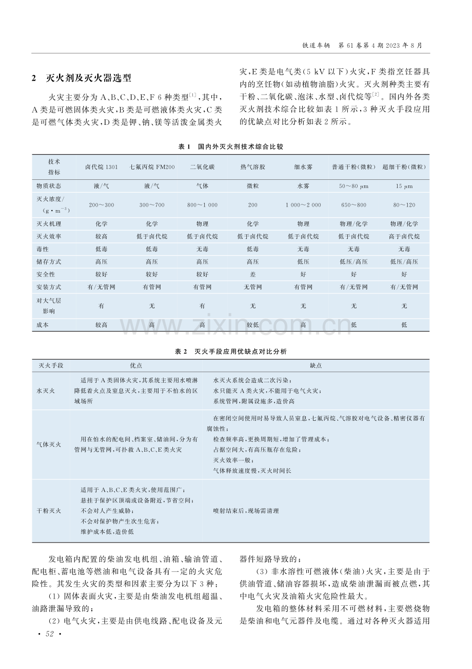 40ft铁路运输发电集装箱消防系统设计.pdf_第2页