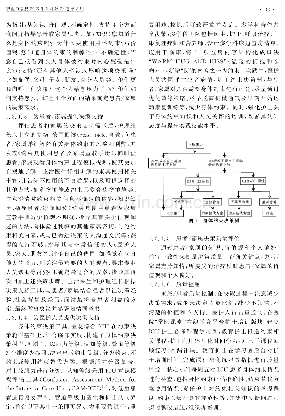 ICU患者身体约束共享决策模式的构建及临床应用.pdf_第2页