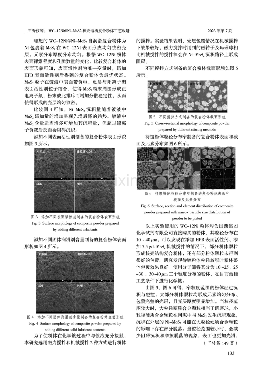 WC-12Ni%40Ni-MoS_%282%29核壳结构复合粉体工艺改进.pdf_第3页