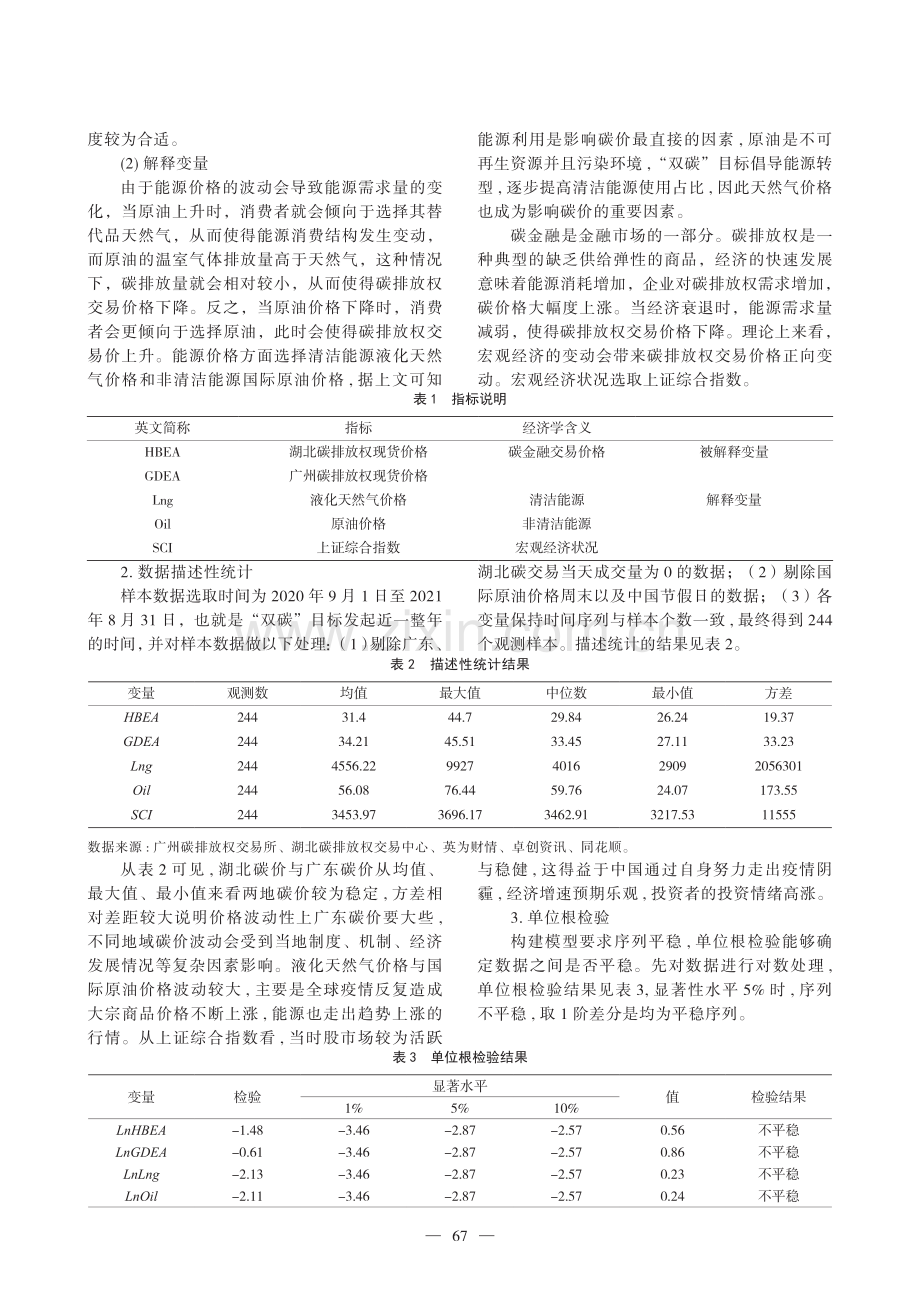 “双碳”目标下碳交易价格影响因素分析.pdf_第3页