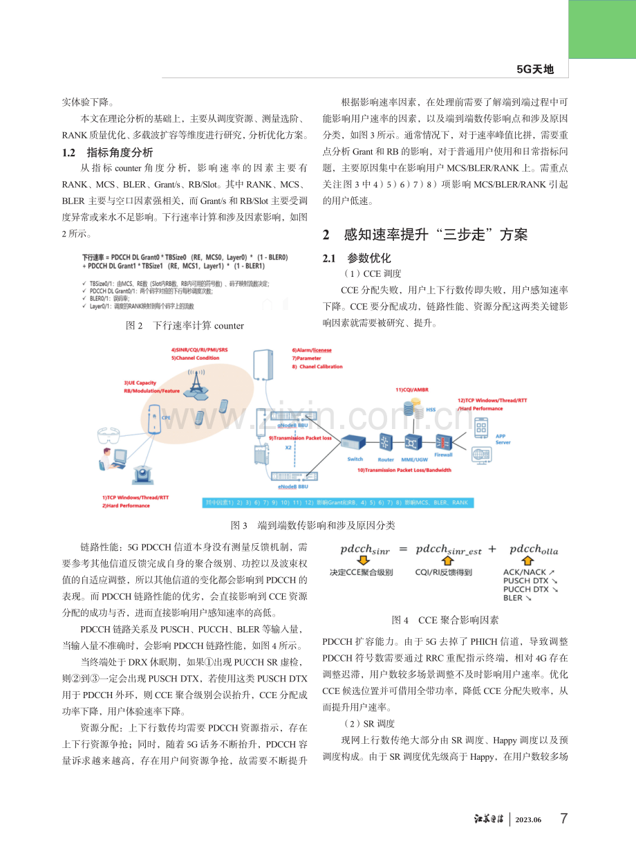 5G网络感知速率提升“三步走”方案研究.pdf_第2页