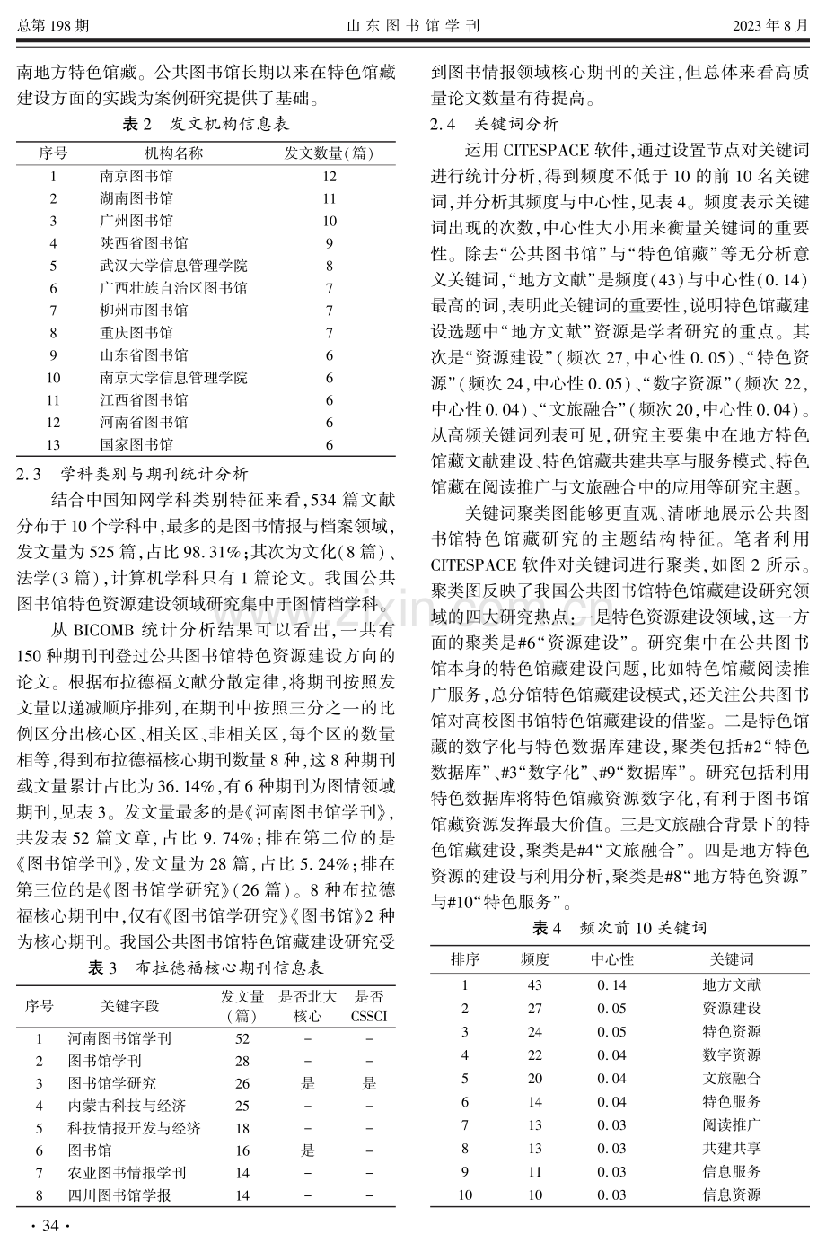 2011-2022年我国公共图书馆特色馆藏研究综述.pdf_第3页