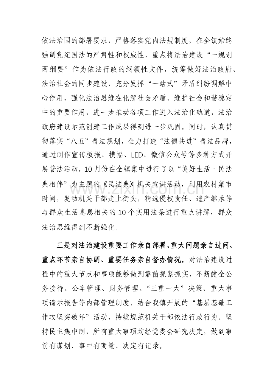 2023年党委书记履行推进法治建设职责情况（述法）报告范文.docx_第2页