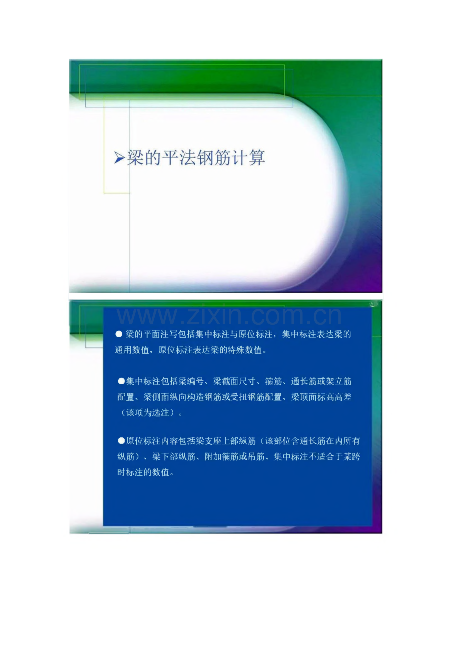 梁的平法钢筋计算-附钢筋的计算方法、梁钢筋平法识图及计算方法.pdf_第1页