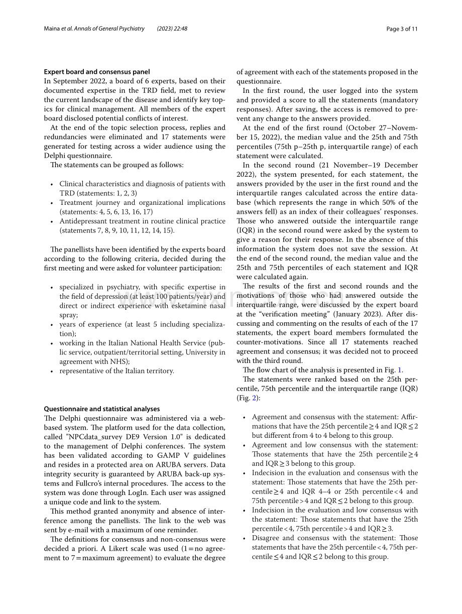 2023+意大利全国共识：难治性抑郁症的临床管理（英文版.pdf_第3页