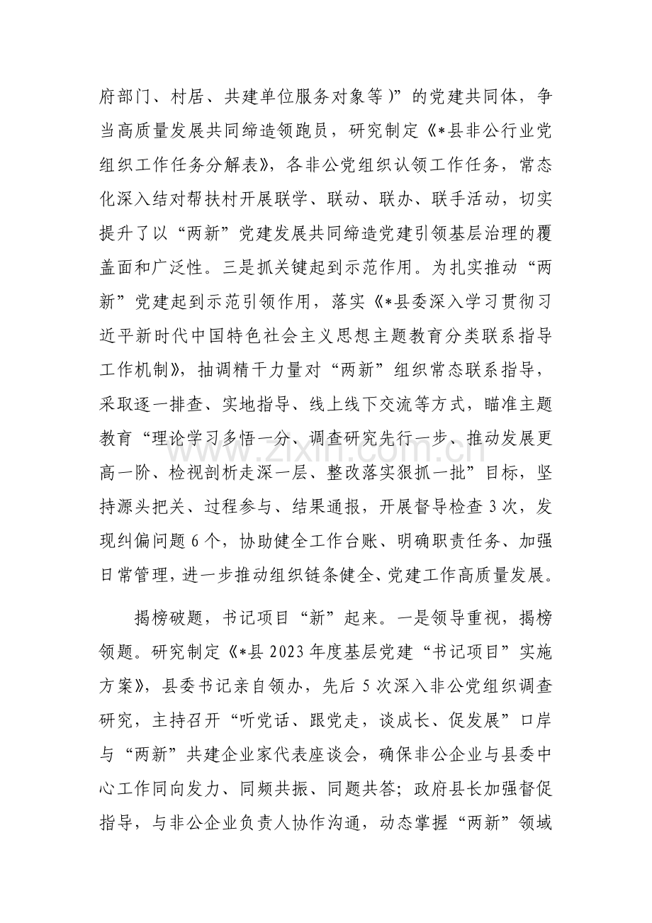 2023年“两新”结对凝心聚力 “书记项目”共促发展典型材料范文.docx_第2页