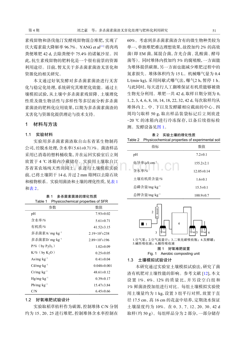 多杀菌素菌渣无害化处理与肥料化利用研究.pdf_第2页