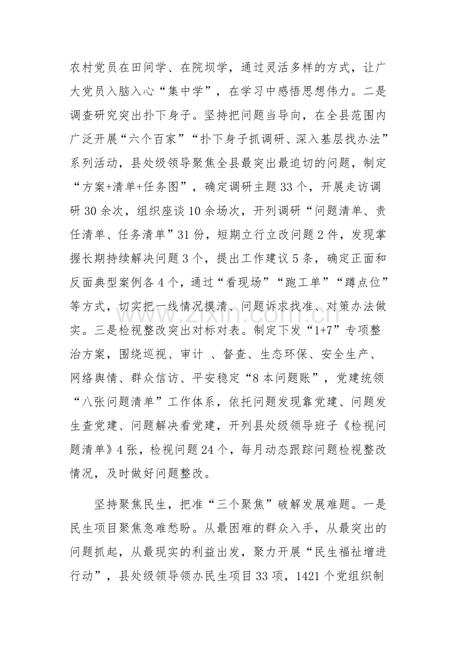 在县主题教育调研督导座谈会上的发言范文稿.docx_第3页